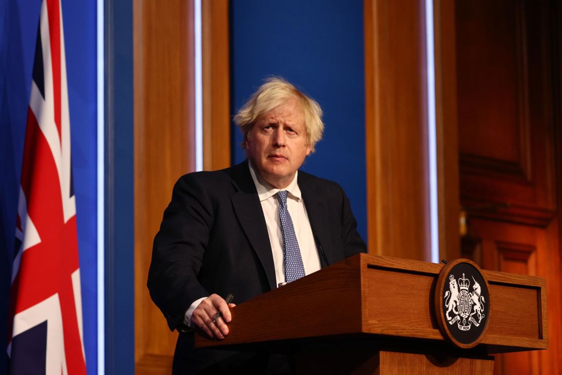 Johnson unveiled new Covid measures on Wednesday, but had to deny he was doing so as a distraction from other scandals.