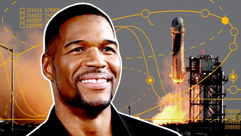 There’s a long history of failed attempts to put American journalists in space. Now, Michael Strahan is going