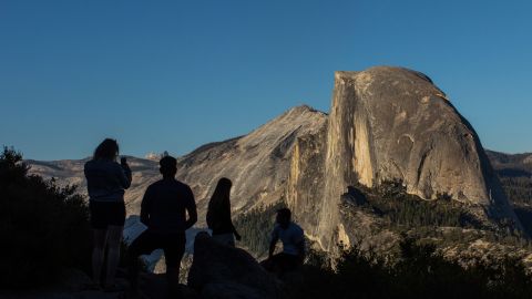 Visitors at Glacier Point in Yosemite National Park. For years, recreational parks were luxuries only afforded to White visitors.