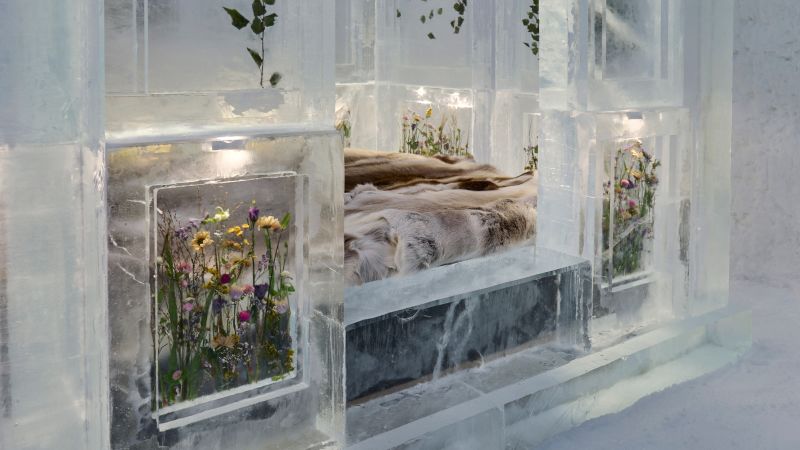 Inside the brand new royal suite at Sweden’s ice hotel