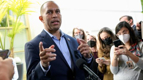 Rep. Hakeem Jeffries of New York, the chair of the House Democratic Caucus, is the fifth-highest ranking member of leadership.