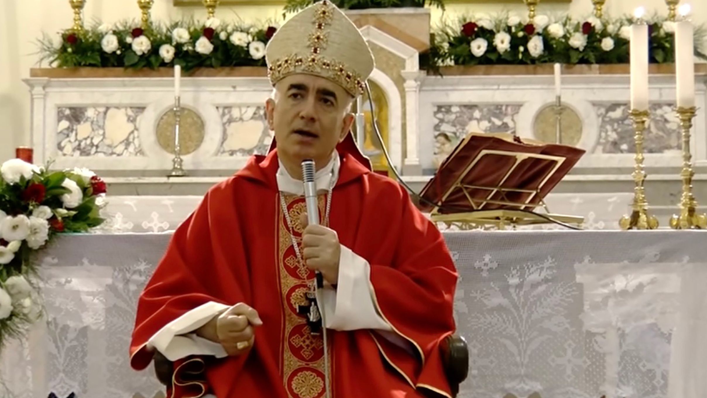 "No, Santa Claus does not exist," said Antonio Staglianò, bishop of Noto in Sicily, Italy.