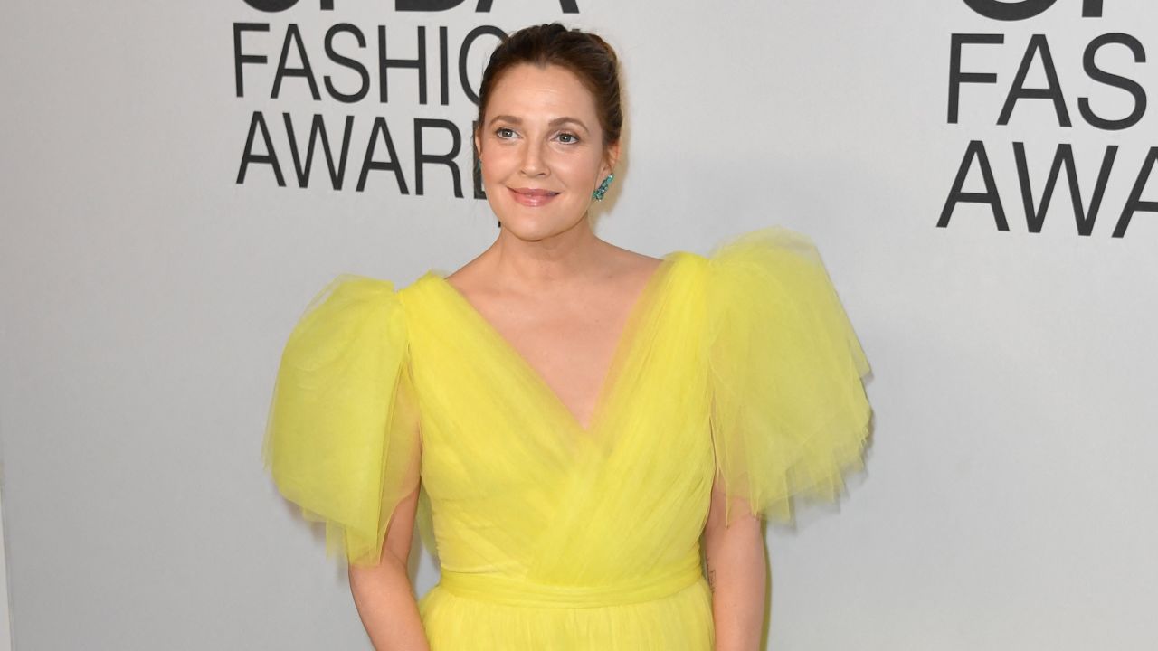 Drew Barrymore, pictured at the 2021 CFDA Fashion Awards, has opened up about why she stopped drinking.