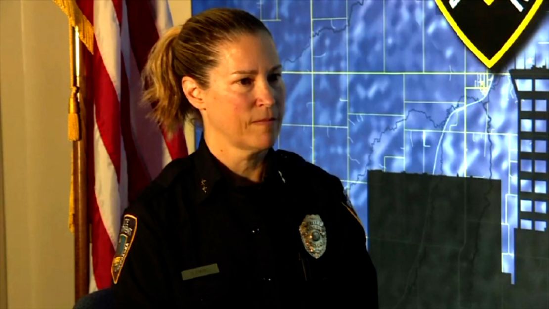 Teresa Ewins became the first female police chief of Lincoln, Nebraska, this year.