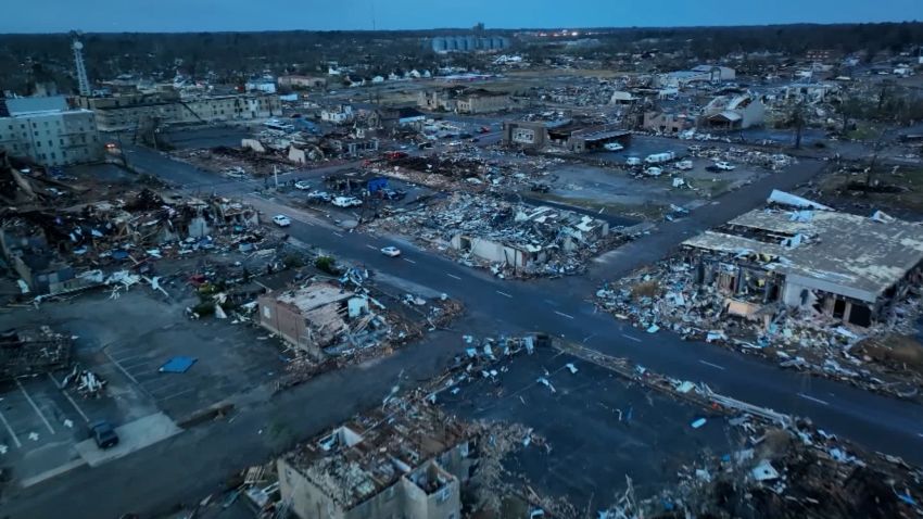 Mayfield Kentucky storm damage