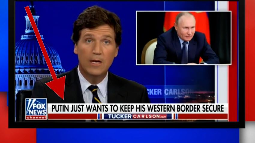 Tucker Carlson Russian media banner