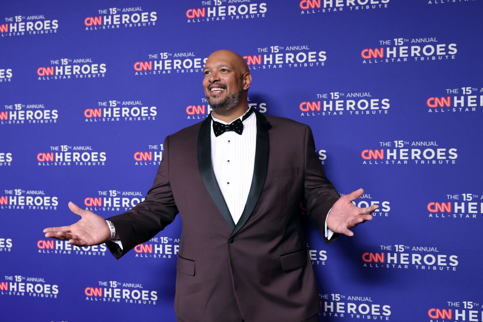 Pfc. Harry Dunn arrives on the red carpet at The 15th Annual 'CNN Heroes: All-Star Tribute' at the American Museum of Natural History on Sunday, December 12, in New York City.