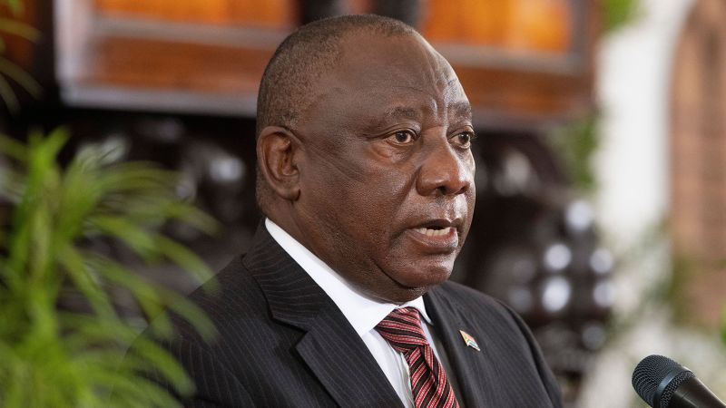 South African President Ramaphosa will not be impeached over cash-in sofa scandal | CNN