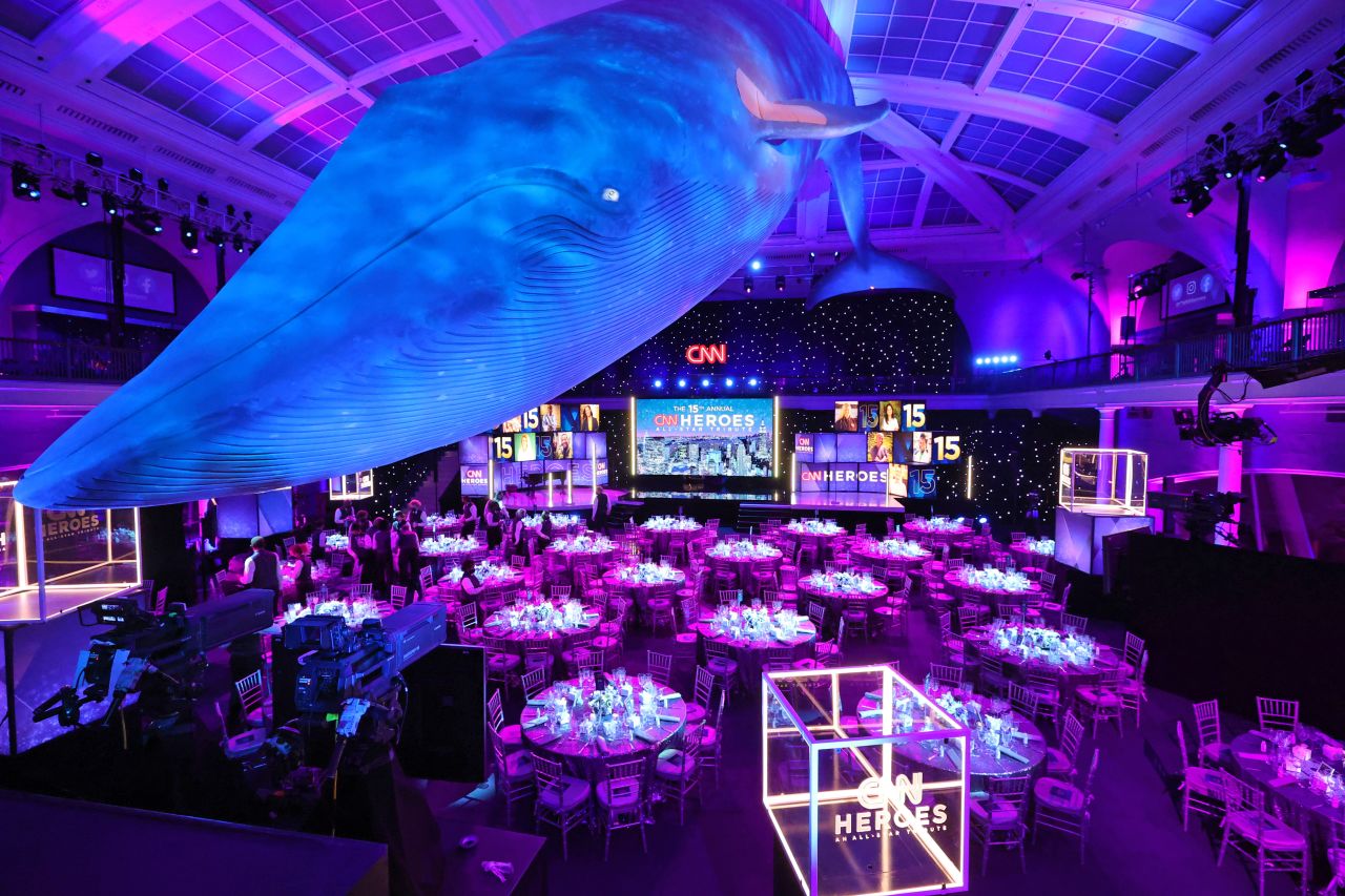 The 15th Annual 'CNN Heroes: All-Star Tribute' ceremony is held at the American Museum of Natural History.