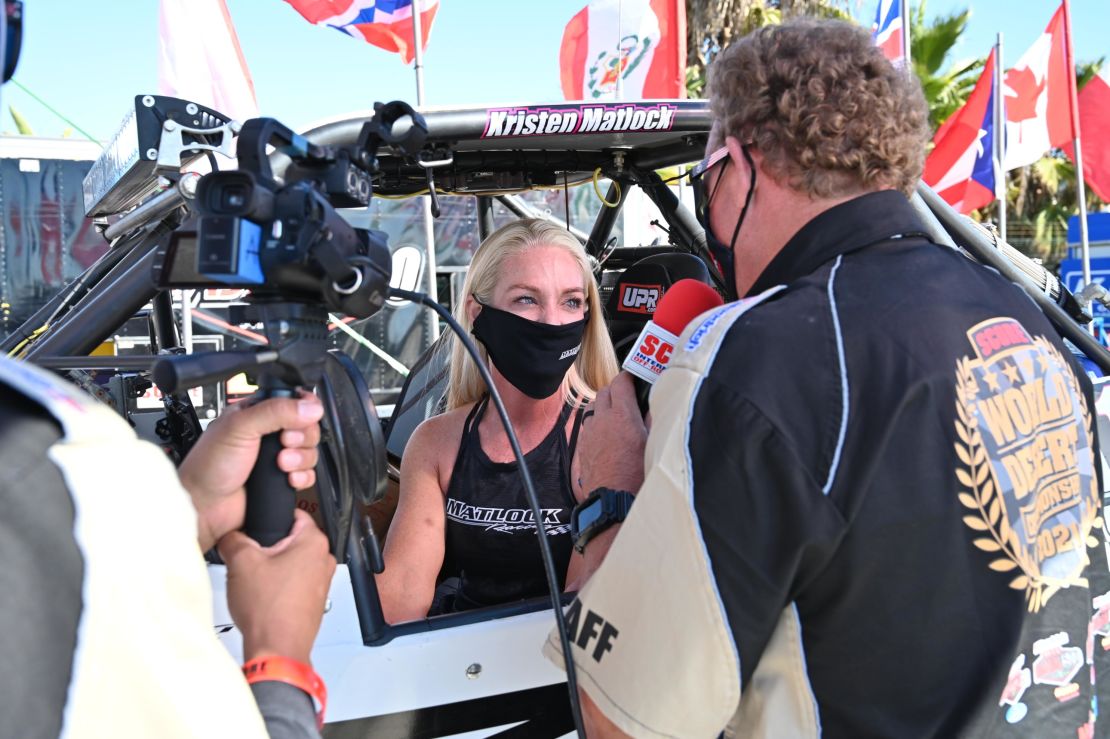 Kristen Matlock has earned the nickname, "Iron Woman," due to her doing various iterations of the Baja 1000 solo.