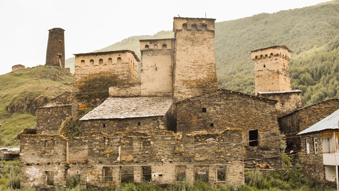 <strong>Ushguli:</strong> Hundreds of koshkebi (medieval towers) -- some more than a thousand years old -- make Svaneti feel more like a Tolkien epic and less like a place that exists in a modern Europe. 