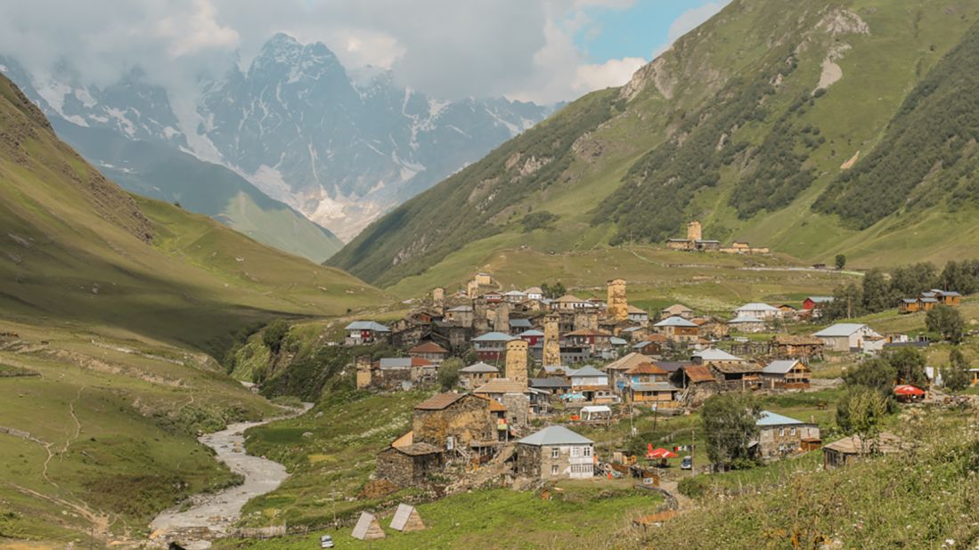 <strong>Hiker's paradise:</strong> Thanks to the region's rugged landscape and extreme isolation, it's an intrepid hiker's dream. Svaneti's alpine summers attract those looking conquer the web of trails through its villages. 