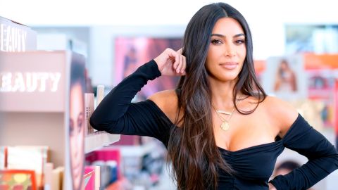 NEW YORK, NEW YORK - OCTOBER 24: Kim Kardashian attends KKW Beauty launch at ULTA Beauty on October 24, 2019 in New York City. 