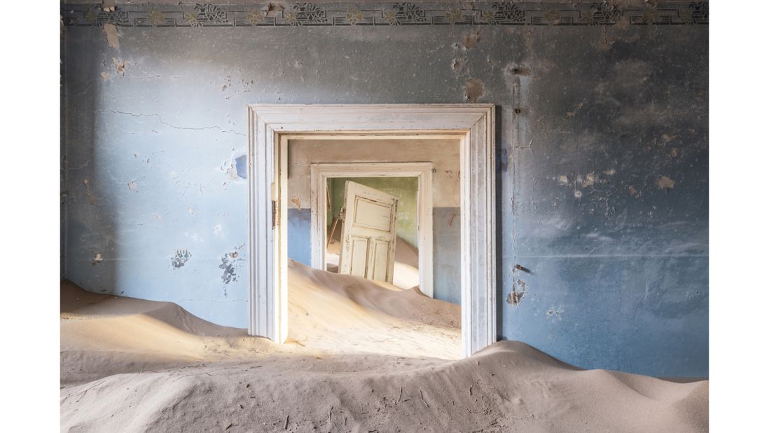 <strong>Spooky scene: </strong>This image of the ghost town of Kolmanskop in Namibia was taken in 2013.