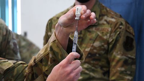 The 109th Airlift Wing began administering Covid-19 vaccines on March 10, 2021.