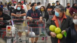 People shop before Thanksgiving holiday, on Nov. 20, 2021 in California.