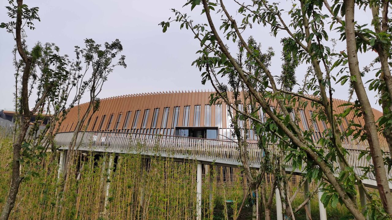The new Panda Pavilion at the Chengdu Research Base of Giant Panda Breeding will open early next year.