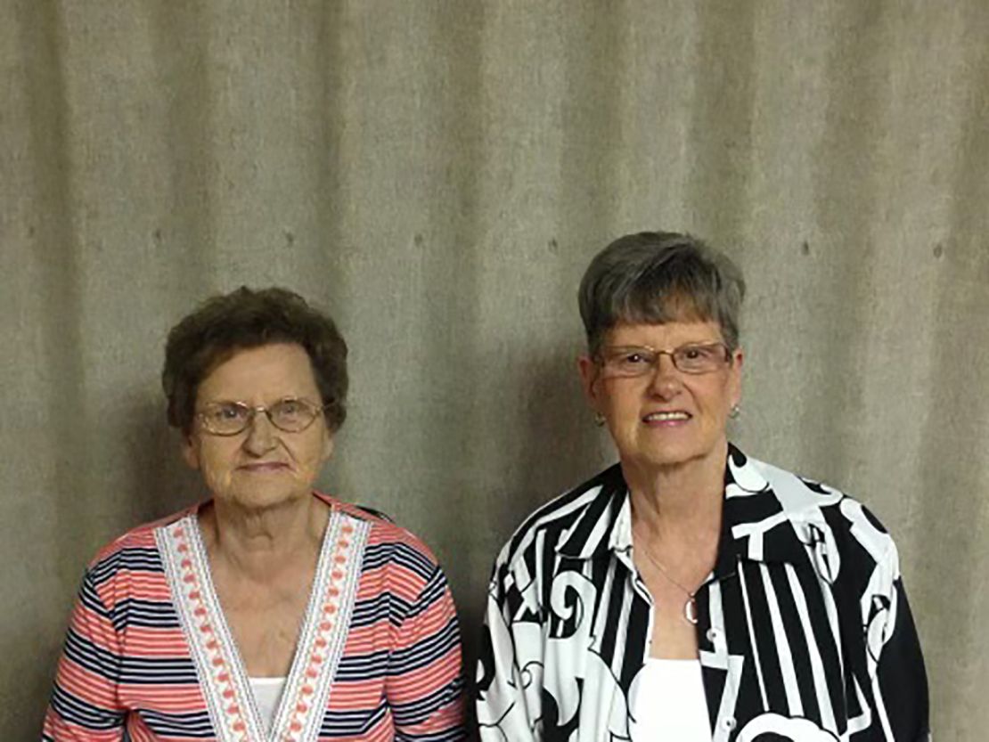 Sisters Carole Grisham, left, and Marsha Hall were best friends and pillars of their community in Dawson Springs, Kentucky.