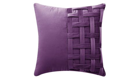 Everly Quinn Corouthers Velvet Geometric Pitch Pillow