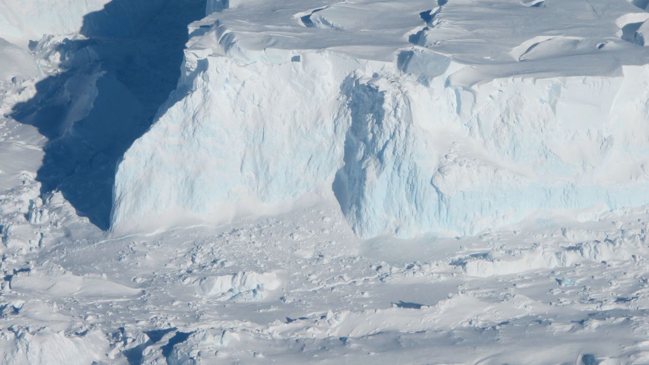 Antarctica's Thwaites glacier is known as the "Doomsday glacier," due to the serious risk it poses during its melting process.
