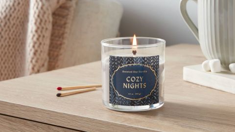 Opalhouse Cozy Nights Lidded Glass Jar Candle