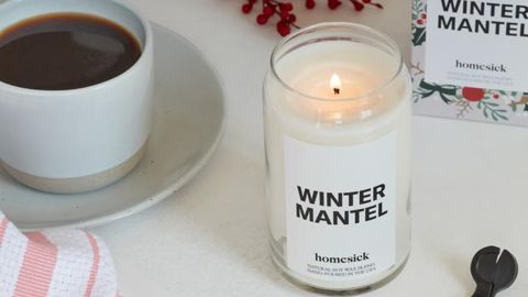 Homesick Winter Mantel Candle