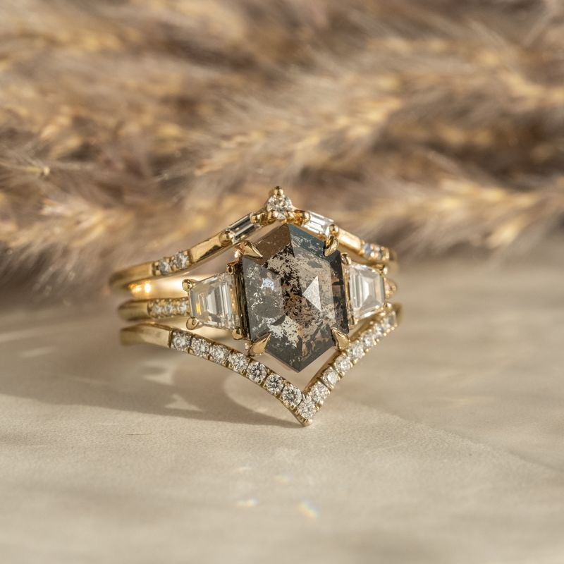 Affordable art deco hot sale engagement rings