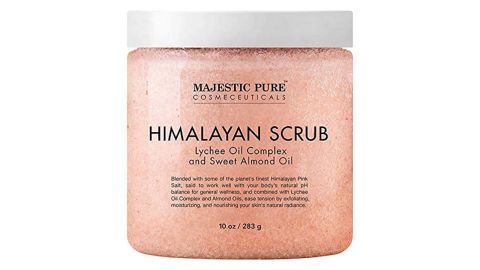 Body scrub with pure Himalayan salt