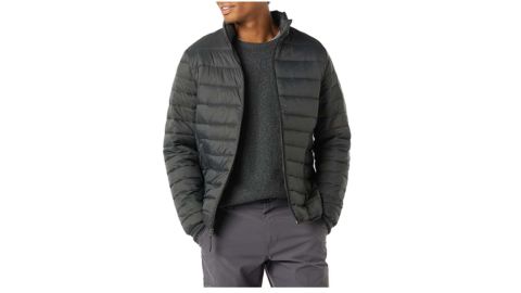 Amazon Essentials Men's Lightweight Water-Resistant Packable Puffer Jacket 