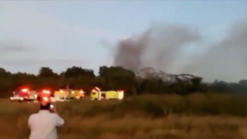 Flow La Movie Among 9 Killed In Dominican Republic Private Jet Crash   211214151223 Las Americas Airport Accident Screengrab 