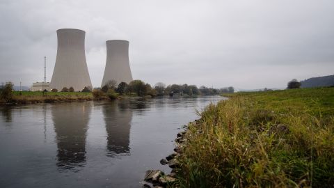 The Grohnde nuclear power station in Lower Saxony, Germany. It will be decommissioned later this month.
