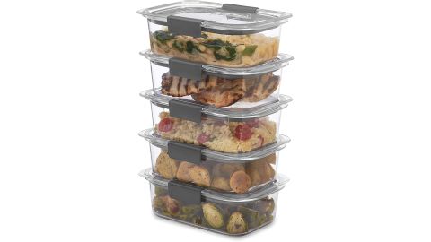 Rubbermaid Brilliance BPA-Free Food Storage Containers, 5-Pack