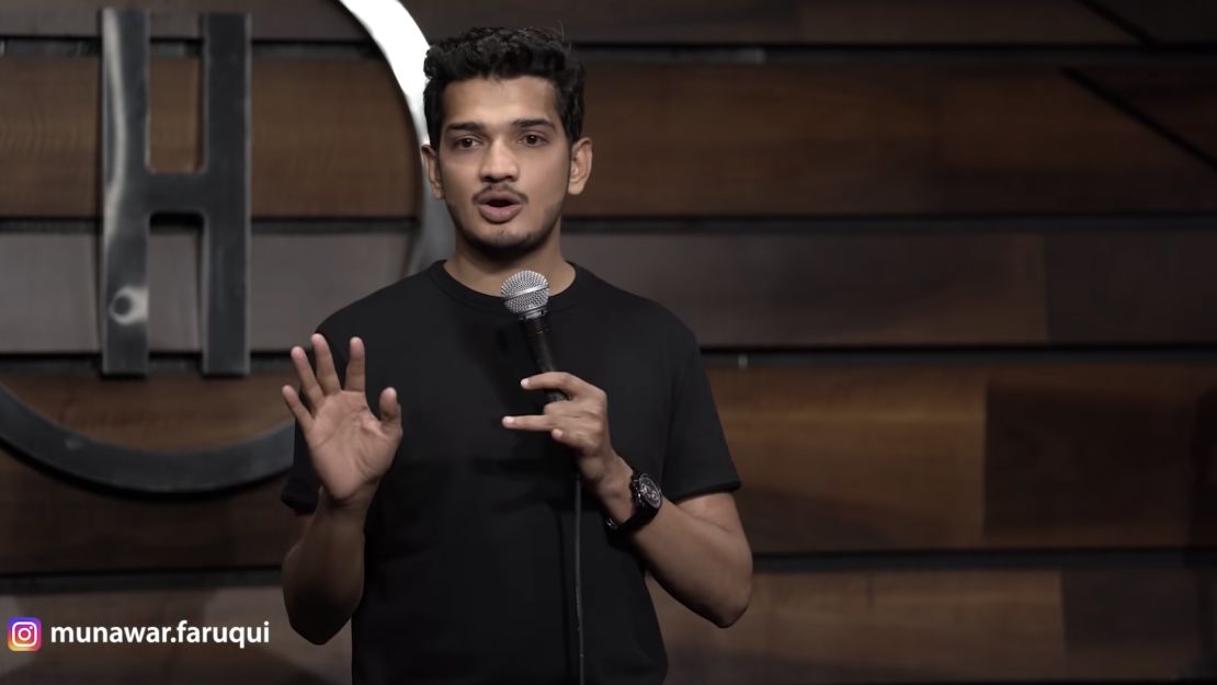 Munawar Faruqui during a performance. 