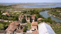 Mandatory Credit: Photo by Sabine Lubenow/imageBROKER/Shutterstock (4873939a)
View from Campanile on Torcello Island, Lagoon, Venice, Italy, Europe
VARIOUS