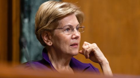Senator Elizabeth Warren, a Democrat from Massachusetts 