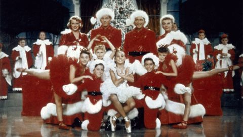 Rosemary Clooney, Danny Kaye, Bing Crosby and Vera-Ellen star in 1954's "White Christmas," which featured a new recording of the titular song by Bing Crosby. The crooner's 1942 recording of the Irving Berlin tune played a large part in getting mid-century secular holiday music on the map.