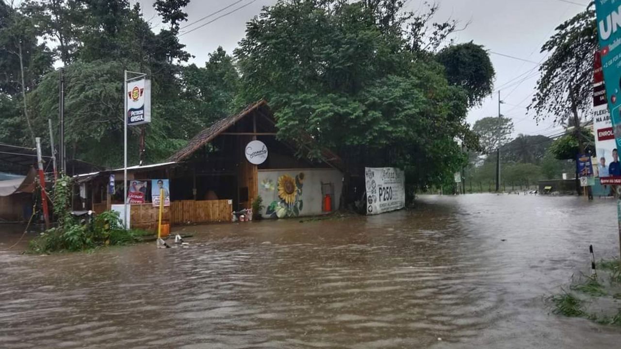 Flooding in Cagayan de Oro, the Philippines, on December 16.
