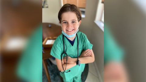 When family members are hospitalized, Jonah Simons dresses up as a doctor to visit them. Then he prescribes a special medicine: love. 
