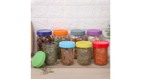Aozita Wide-Mouth Mason Jar Lids