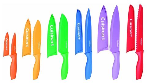 Cuisinart 12-Piece Color Knife Set with Blade Guards