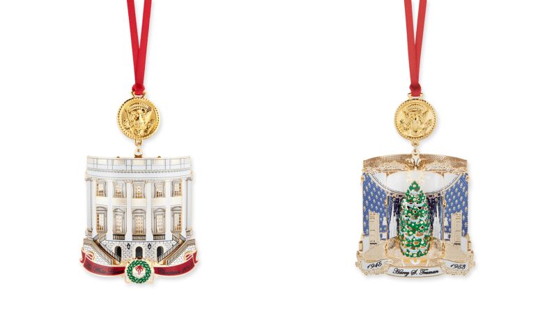 The 2018 ornament remembers the significant improvements and renovations made to the White House during Harry Truman's presidency.