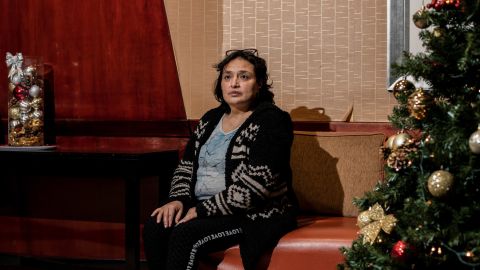 Nancy Pico says she won't be celebrating the holidays this year. "We don't have a place to cook," she said. "It will just be very difficult for me."