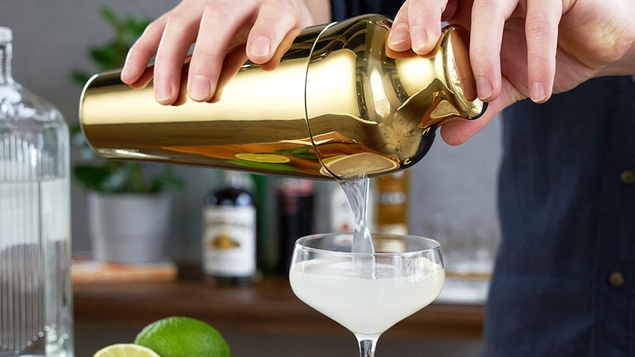 Viski Parisian Gold Cocktail Shaker Set