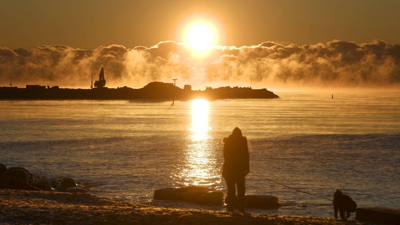 The seaside in Helsinki, Finland. The Nordic country once again has been rated in an international survey as the world's happiest.