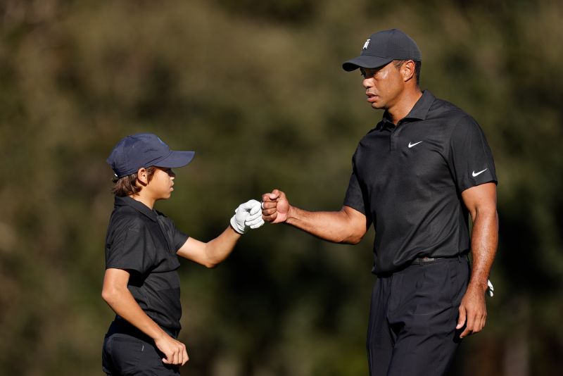 Tiger Woods and his son Charlie finish 2nd at PNC Championship CNN