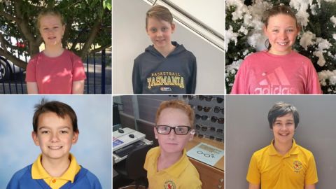 The six victims, from top left: Addison Stewart, Chace Harrison, Jalailah Jayne-Maree Jones. From bottom left: Jye Sheehan, Peter Dodt and Zane Mellor.