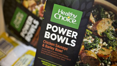 Conagra's Healthy Choice brand has grown as customers seek out quick meals. 