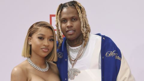 India Royale and Lil Durk, here in June, are engaged.