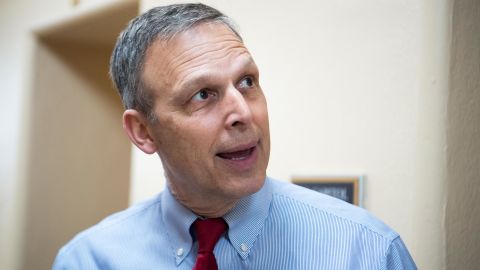 Rep. Scott Perry is seen in the Capitol Visitor Center in May.