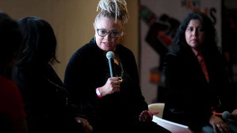 Kasi Lemmons speaks at "A Celebration of Women in Film" event on February 8, 2020, in Los Angeles, California.